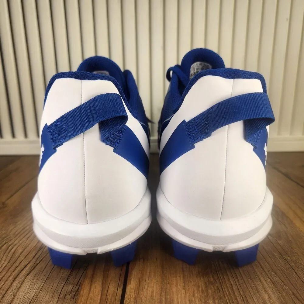 Adidas Icon 7 MD Low Mens Size 13.5 Blue White TPU Molded Baseball Cleats FY4440